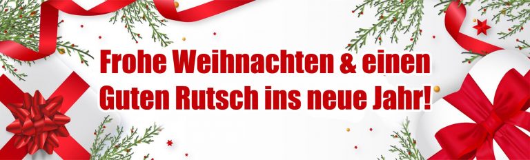 Unsere Öffnungszeiten zwischen dem JahreswechselJahresendspurt-Angebote